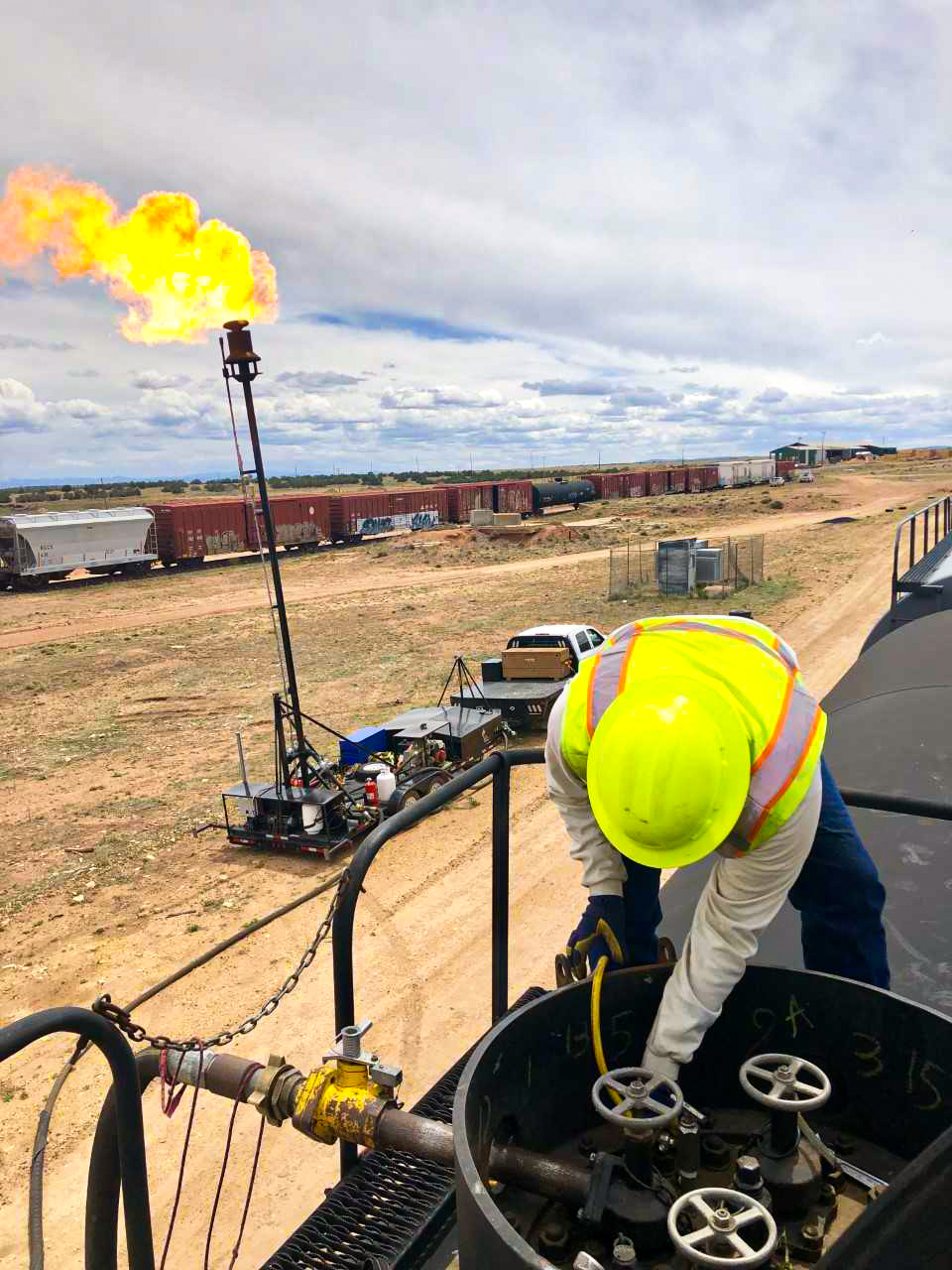 Railcar Cleaning and Flaring PFL Petroleum Services LTD